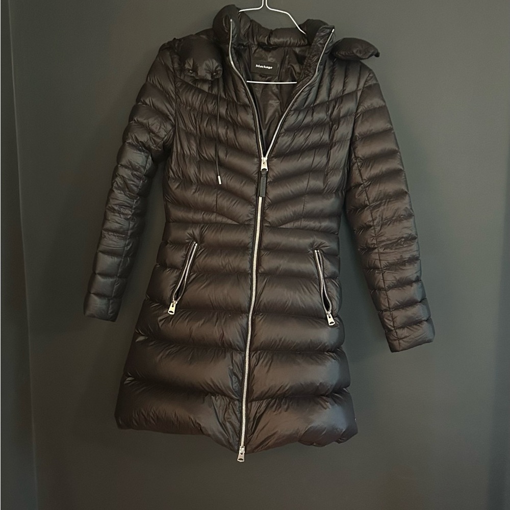 Mackage Black Puffer Coat
